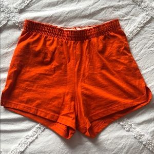Orange cotton Soffe Shorts Sz XS